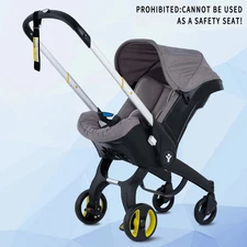 4-in-1 Baby Travel Stroller with Car Seat, Compact Pram for Newborns