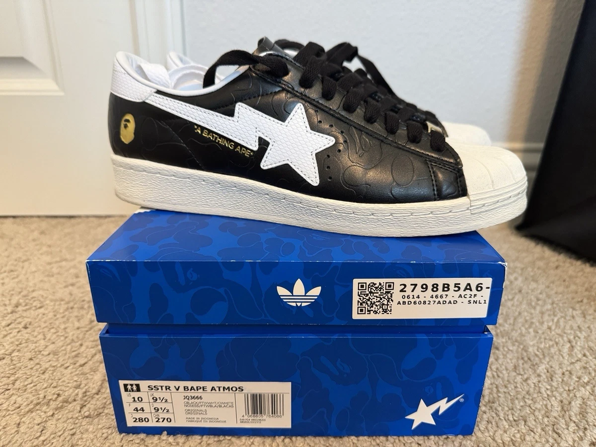 atmos x BAPE x adidas Superstar Glow In The Dark for Sale
