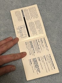 Wizards And Warriors NES Manual Only Acceptable Shape See Photos