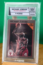 1992 Hoops Superstars #14 Michael Jordan Grade 10 Gem Mint