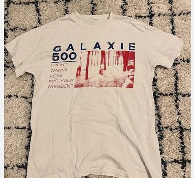 Hot Galaxie 500 Band Full Size White Cotton Shirt Unisex