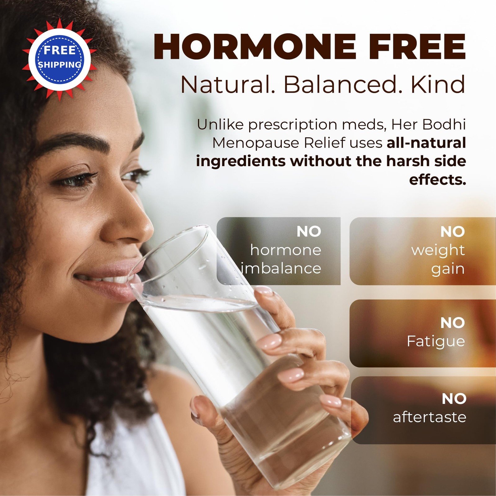 Menopause Supplement Hormonal Balance Women Estrogen Soy Isoflavones 120Caps thumbnail 5