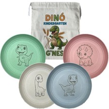 G  nes 9" Toddler Plates - Safety Certified BPA-free  Non-Toxic Wheat Straw K...