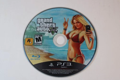 Grand Theft Auto V (Sony PlayStation 3, 2013, PS3)  Game Disc Only, No Tracking
