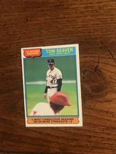 Tom Seaver Record Breaker 1976 Topps Baseball Card