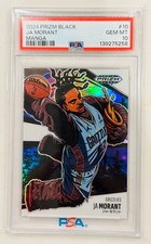 2024-25 Panini Prizm Black Ja Morant Manga #10 SSP Case Hit PSA 10 GEM MINT