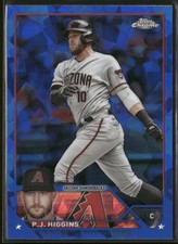 2023 Topps Chrome Update Sapphire Edition #USCS82 P.J. Higgins
