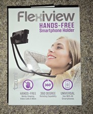 Tzumi Flexiview Hands-Free Smartphone Holder, 360° Rotating, Universal Phone