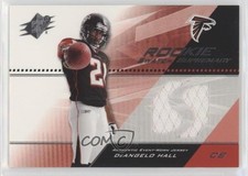 2004 SPx Rookie Swatch Supremacy DeAngelo Hall #SWR-DH 00q0