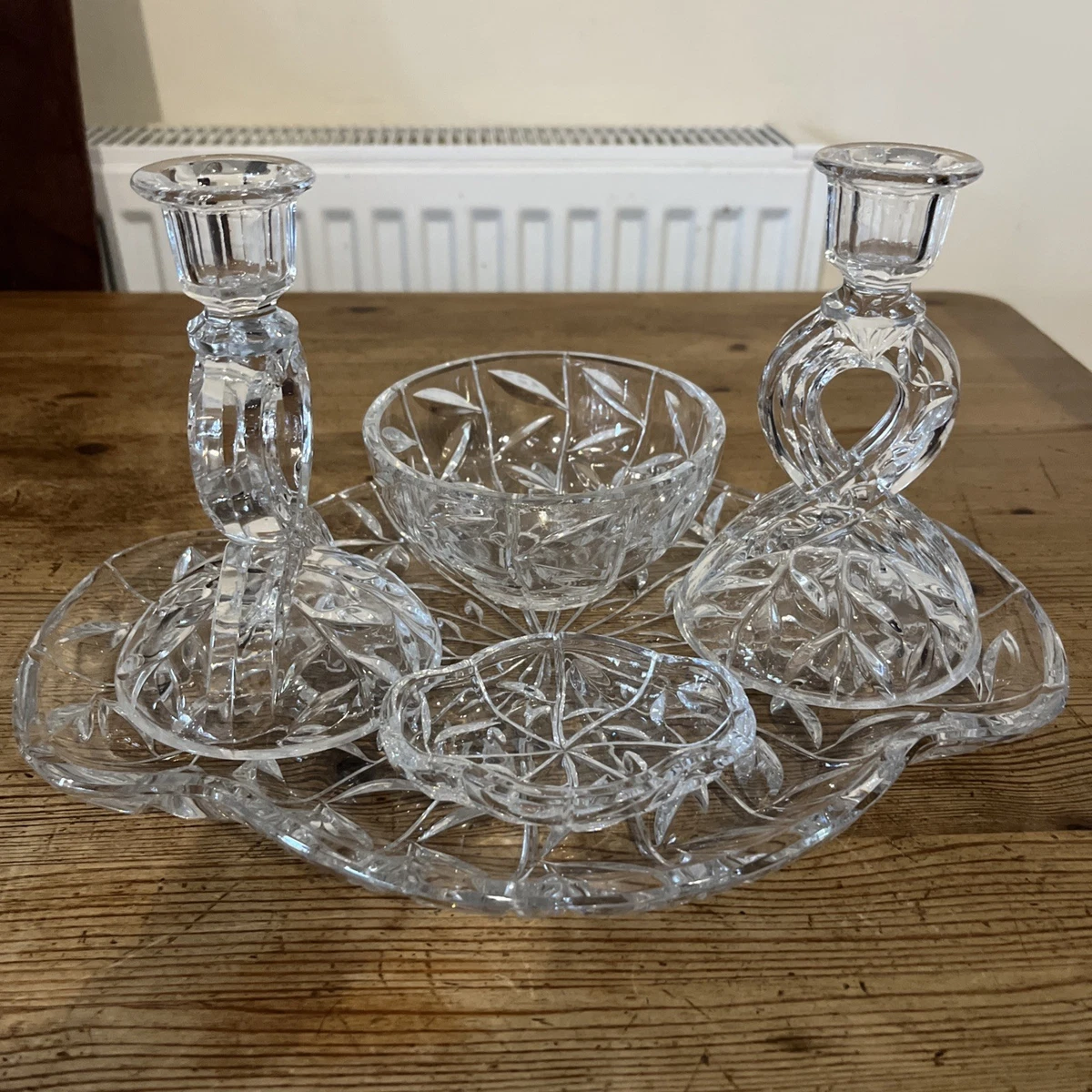 Glass Dressing Table Set for sale | eBay UK