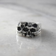 Handmade Dual ring 925 Sterling Silver, Custom-made