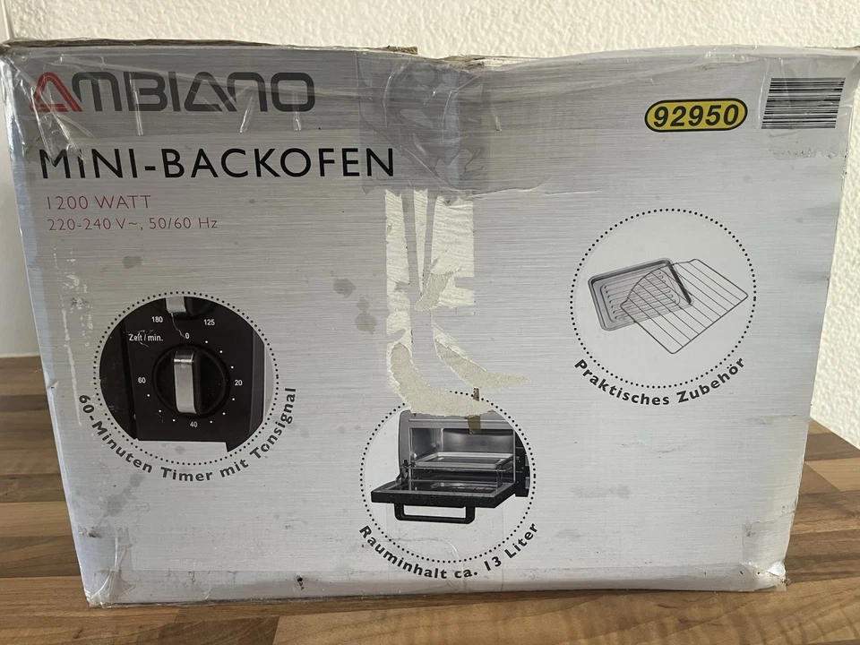 Ambiano Mini Backofen 1200W - Bild 2 von 4
