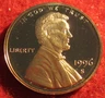 1996 S Proof Lincoln Memorial Cent/Penny - Toning/Hazing - Actual coin C531
