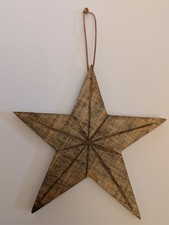 Holzstern zum Aufhängen Dekoration 20cm