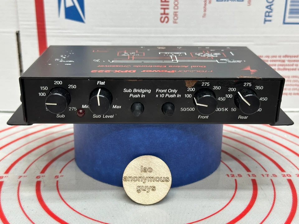 PPI Precision Power # DPX-222 Dual Active Crossover Vintage Old School RESTORED - Image 4 of 4