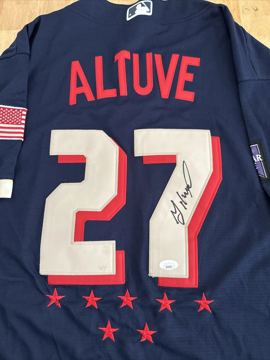 2021 Jose Altuve Signed Houston Astros Jersey, MLB Authentic