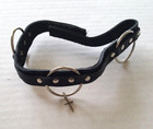 VINTAGE Metal & Leather Choker 16" Cosplay Sexy Party HOT Gothic Punk Playtime — photo 1