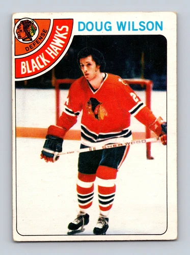 Doug Wilson 1978-79 O-Pee-Chee Hockey #168 Chicago Blackhawks RC Rookie Card