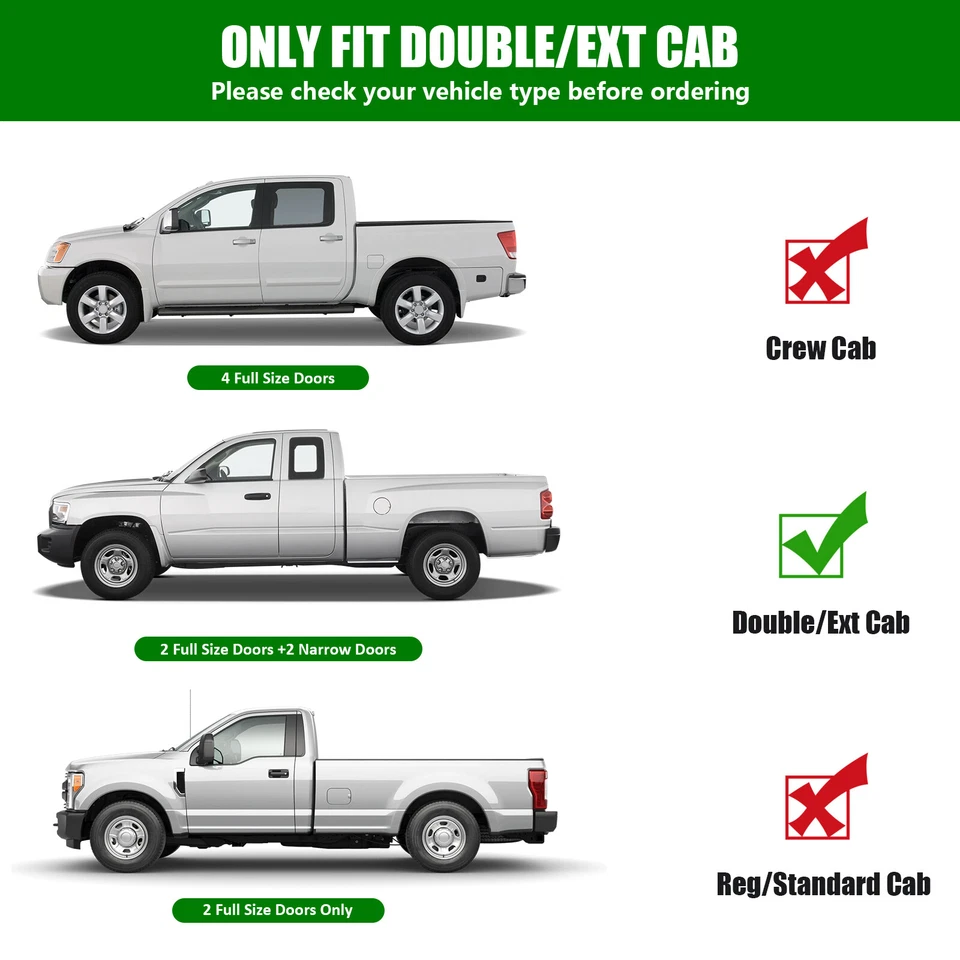 Estribos para Silverado Sierra 1500 2500HD 3500HD cabina doble 2019-2025 Foto 2 de 4