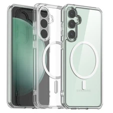 For Samsung Galaxy S23 FE 5G Phone Case Clear MagSafe Magnetic Shockproof Cover
