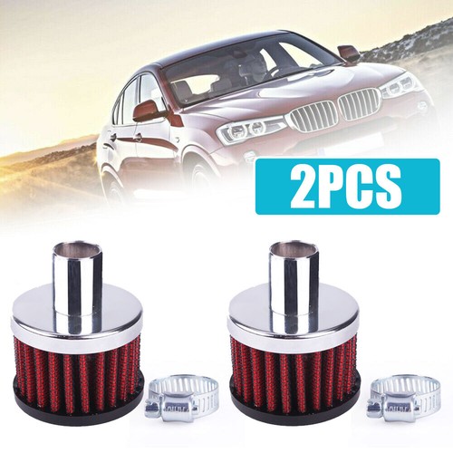 2x Kit de herramientas de filtro de aire frío rojo para automóvil admisión interior automático accesorios universales - Imagen 5 de 11