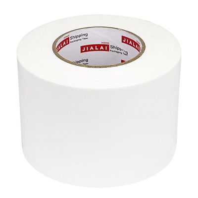 White Duct Tape Wide Roll Industrial Grade 4 Inches X 55 Yards 164 Ft 9 Mil He