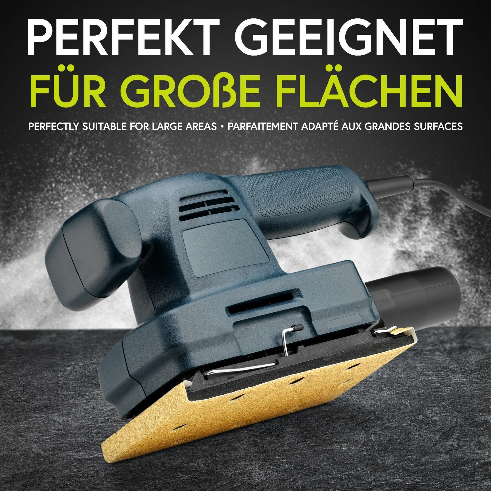 Schwingschleifer Schleifpapier 60 Stk.,8 Löcher, Klett, Multischleifer ...