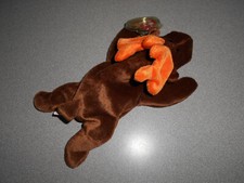 Chocolate the Moose TY Beanie Babies 1993 collectible stuffed plush toy
