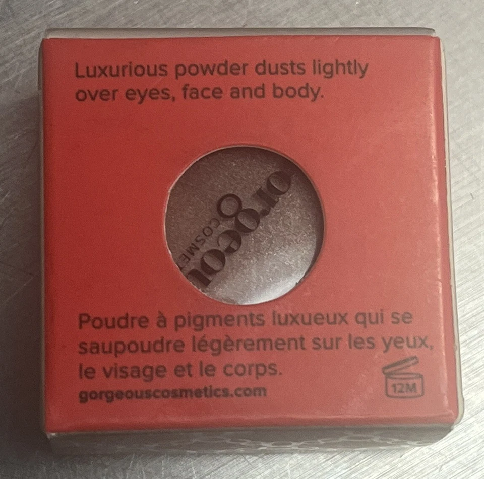 Gorgeous Cosmetics Eye Shimmer Dust (Steel Shimmer) *NEW* - Image 2 of 3