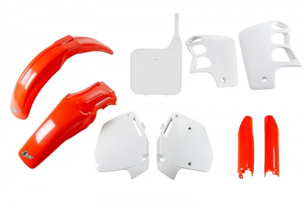 Set Plastics Motorradverkleidungen Honda Cr 500 1991 - 1994 Replik 91 Ufo Plast-image