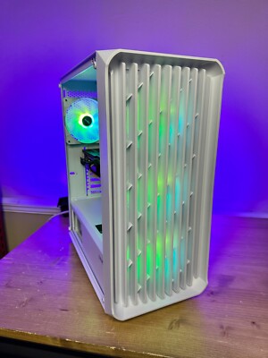 Custom White Gaming PC Intel i3 8gb 1TB + SSD- Nvidia Quadro k2000 2gb