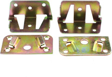 2PCS Metal Fastener Heavy Duty Wooden Bed Rail Bracket Wooden Bed Support Bed Sl