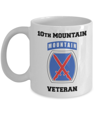 10th Mountain Division Coffee Mug - 10th MTN Veteran