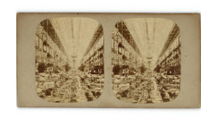 England, London, Crystal Palace, ca.1860, Stereo print d'era  
