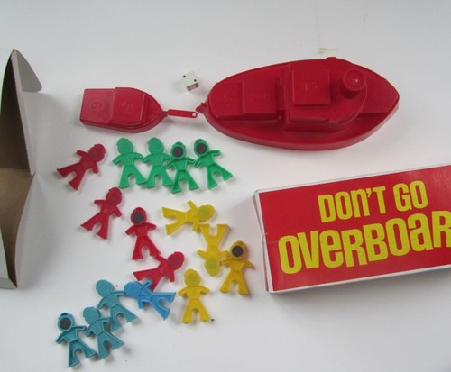 1971 Don't Go Overboard Board Game Kids Skill In Box Schaper Sailors Complete - Picture 3 of 4