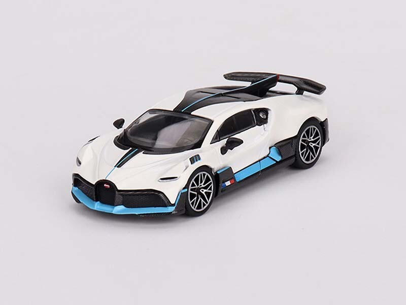 Bugatti Divo – White (Mini GT) Diecast 1:64 Scale Model - TSM
