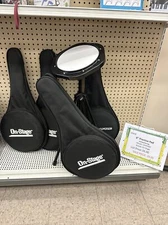 8 Inch drum practice pad with stand And Sticks.