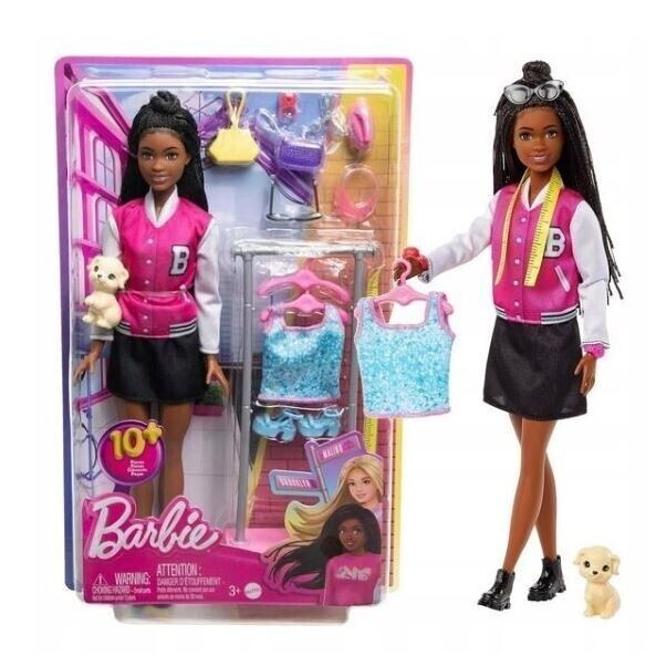 BARBIE BROOKLYN STYLIST DOLL set with a dog HNK96 | eBay