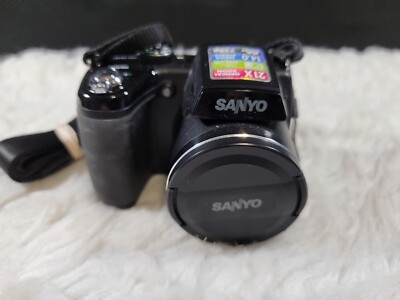 Sanyo VPC-E2100 14MP Digital Camera with 21x Optical Zoom - Black