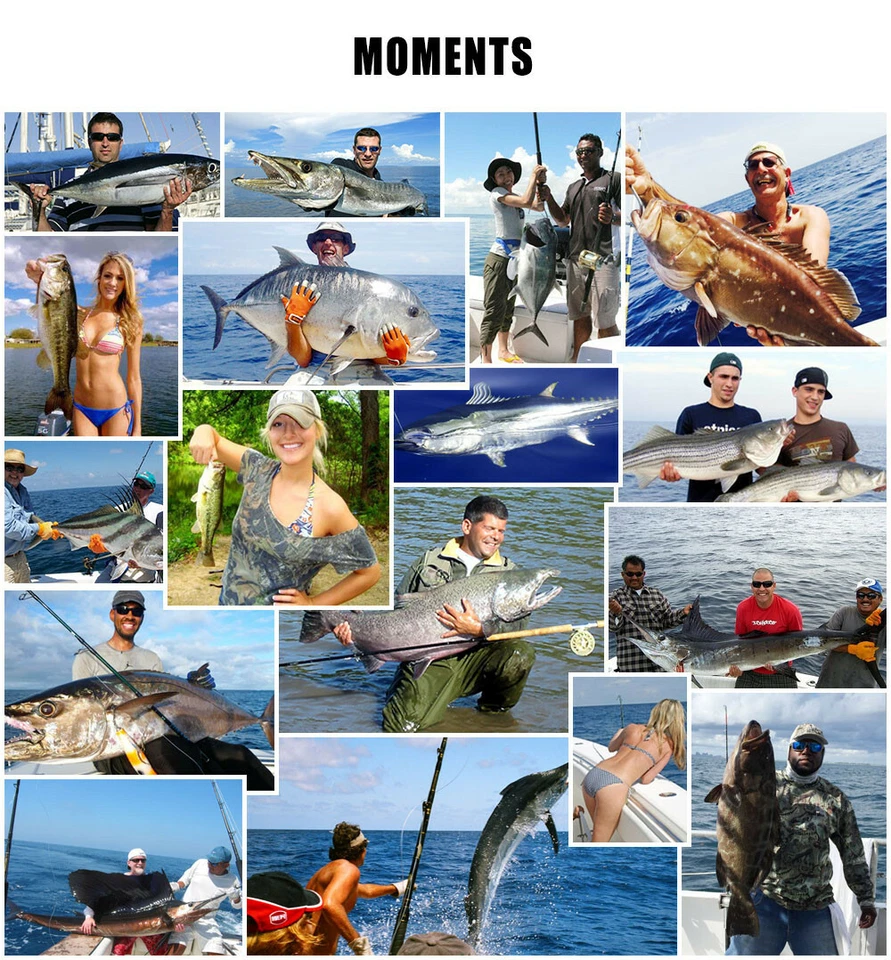 Línea de pesca trenzada HERCULES 2000M 2187Yds 6-200LB prueba color seleccionar PE pez luna Foto 2 de 4