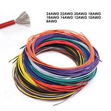 PVC Electronic Wire Cable UL1015 Tinned Copper Stranded Wiring 8/10/12/14-24awg