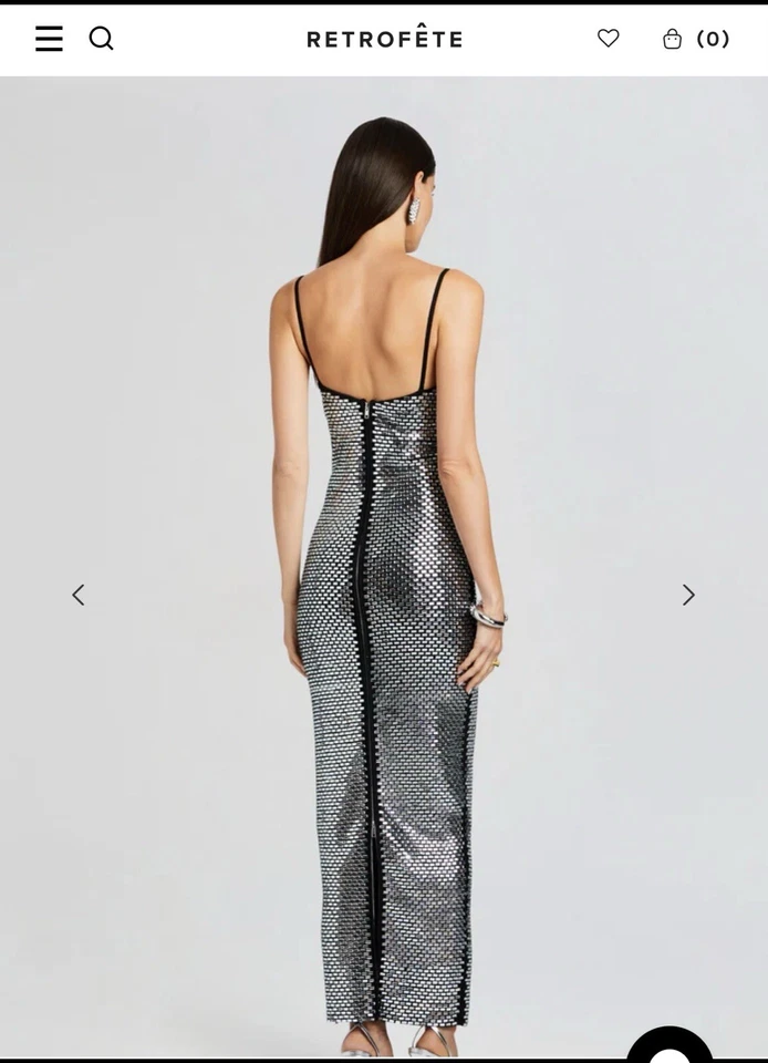 Retrofete Kyree Embellished Knit Dress XXS- Fits Like A Size 4 - Image 4 of 4