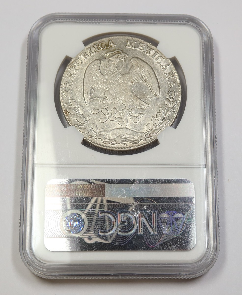 1882-GO SB NGC AU55 | REPUBLIC of MEXICO - Silver Eight Reales 8R