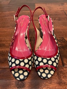 kate spade polka dot heels
