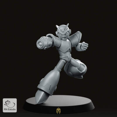 DND Megaman X Miniatur RPG Pathfinder TTRPG