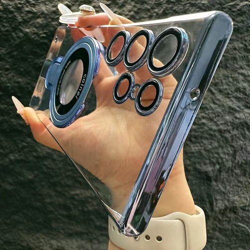 Ultra-Thin Transparent Frameless Magnetic Phone Case for Samsung S25 Ultra Plus - Zdjęcie 26 z 26