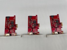 Lot of 3 - SIIG SC-SAE212-S2 PCI Express x1 SATA II Controller Card Controllers