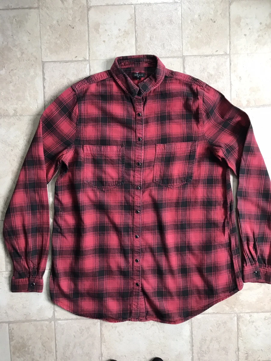 Black and sale red womens shirt