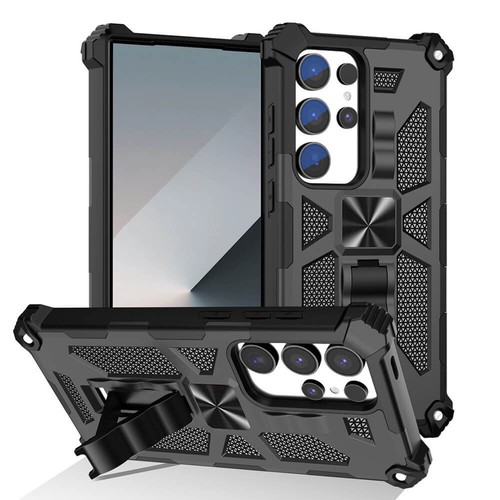 Funda rígida híbrida magnética para teléfono de automóvil para Samsung Galaxy S25 S24 S23 S22 - Imagen 17 de 22