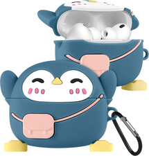 for Airpods Pro 3 Case - Cute Funny for Women Girl Kids Girly 3D Kawaii Penguin